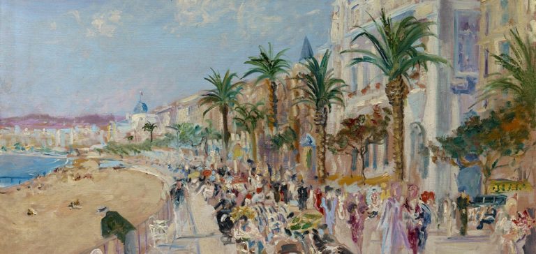 Lucien Adrion - La Croisette à Cannes, 1930