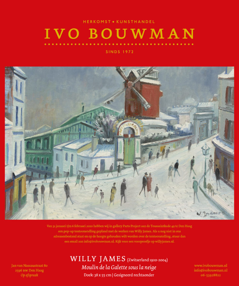 Pop-up tentoonstelling Willy James