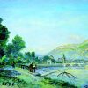 Les bords de l'Isère à Grenoble au printemps