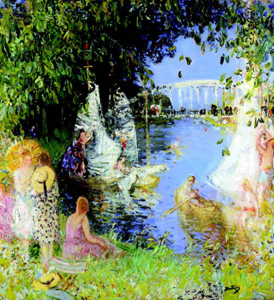 Au bord de la Seine à Veneux-les-Sablons