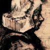 Portret van een boerenvrouw, en profil